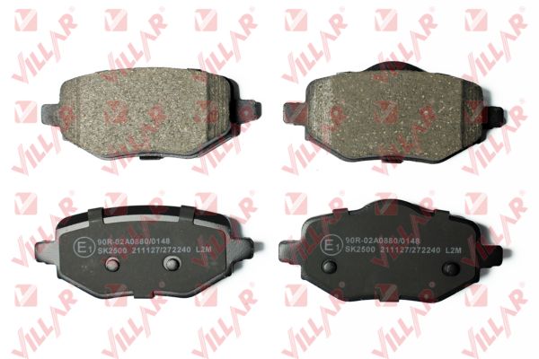 Brake Pad Set, disc brake (626.2240)