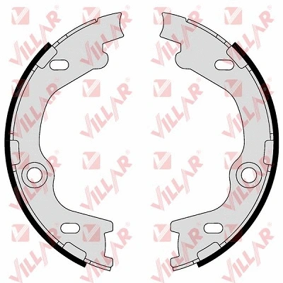 Brake Shoe Set, parking brake (629.0259)