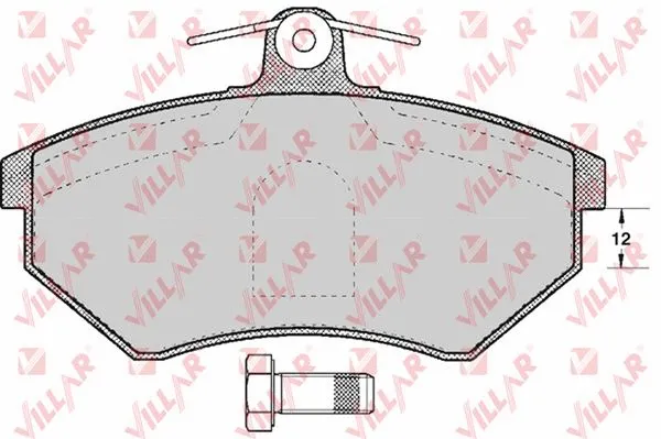 Brake Pad Set, disc brake (626.0600)