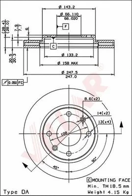 Brake Disc (628.0258)
