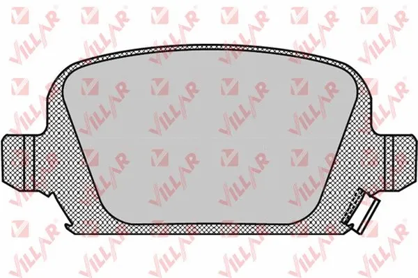 Brake Pad Set, disc brake (626.0998)