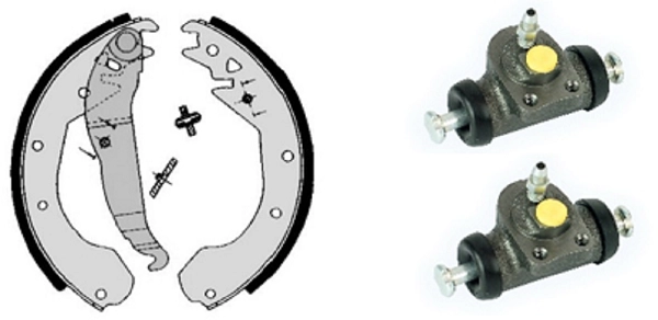 Brake Shoe Set (608.8045)