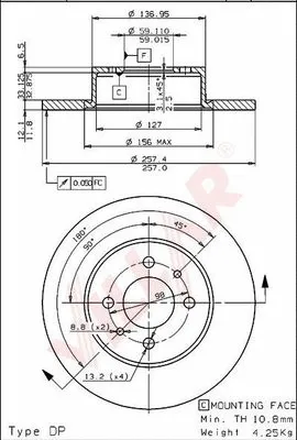 Brake Disc (628.1504)