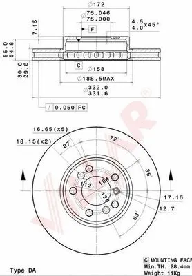 Brake Disc (628.1392)