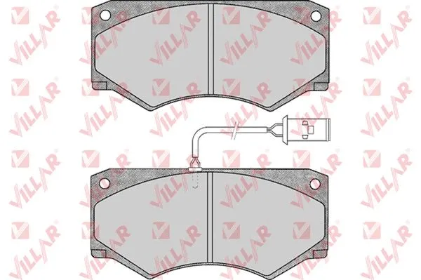 Brake Pad Set, disc brake (626.0499)