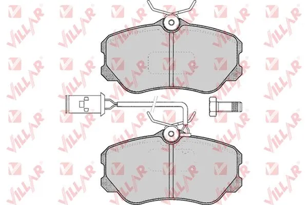 Brake Pad Set, disc brake (626.0358)