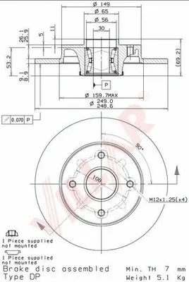 Brake Disc (628.2136)