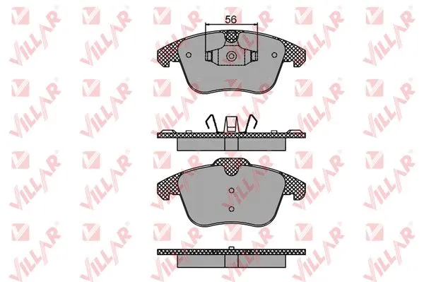 Brake Pad Set, disc brake (626.1480)
