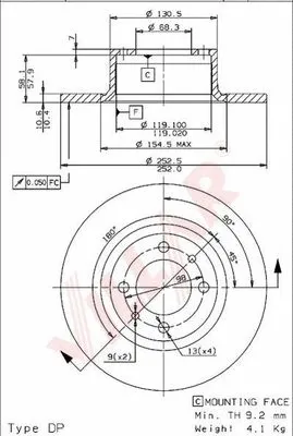 Brake Disc (628.1509)