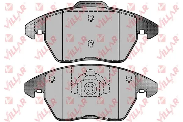 Brake Pad Set, disc brake (626.1248)