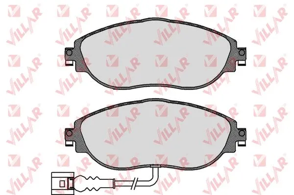Brake Pad Set, disc brake (626.1734)