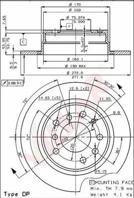 Brake Disc (628.1437)