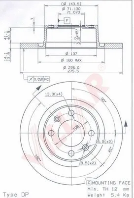 Brake Disc (628.0241)