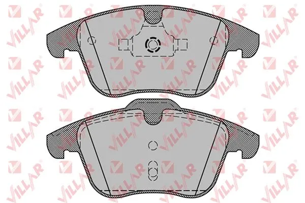 Brake Pad Set, disc brake (626.1255)