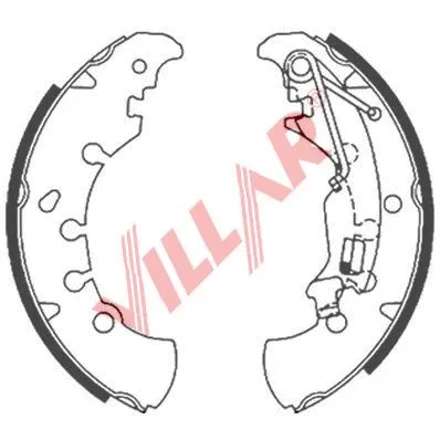 Brake Shoe Set (629.0885)