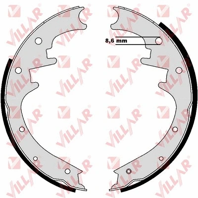 Brake Shoe Set (629.0759)