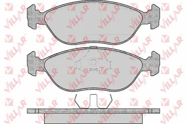 Brake Pad Set, disc brake (626.0592)