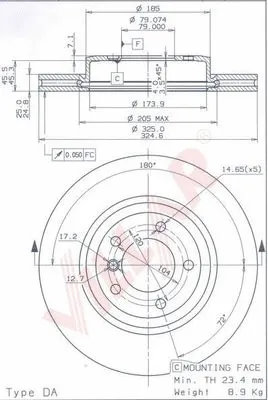 Brake Disc (628.1389)