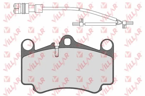 Brake Pad Set, disc brake (626.1588B)