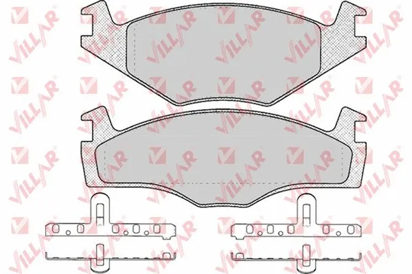Brake Pad Set, disc brake (626.0591)