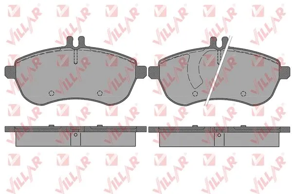 Brake Pad Set, disc brake (626.1340)