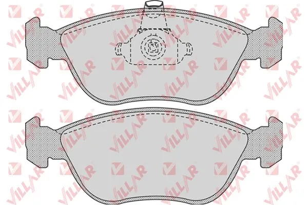 Brake Pad Set, disc brake (626.0827)
