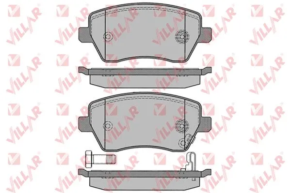 Brake Pad Set, disc brake (626.1229)