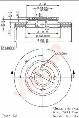 Brake Disc (628.0318)