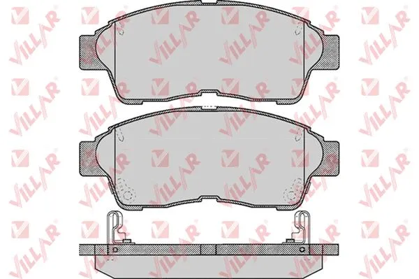Brake Pad Set, disc brake (626.0561)