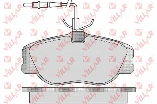 Brake Pad Set, disc brake (626.1104)