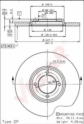 Brake Disc (628.1552)