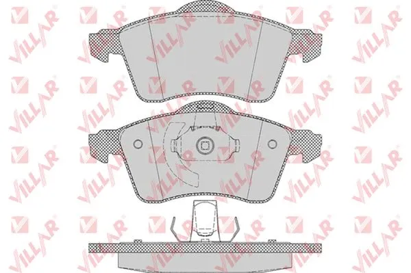 Brake Pad Set, disc brake (626.0645)