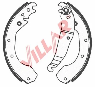 Brake Shoe Set (629.0620)