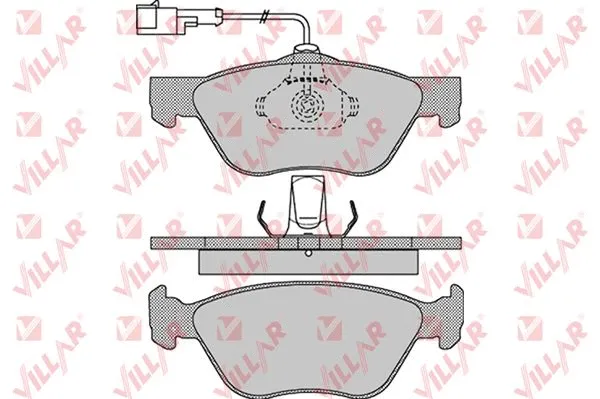 Brake Pad Set, disc brake (626.1098)