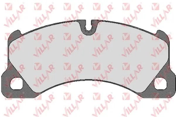 Brake Pad Set, disc brake (626.1754)