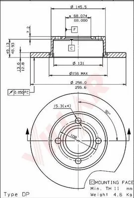 Brake Disc (628.1743)