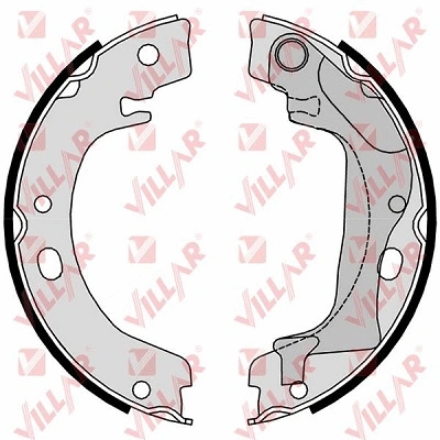Brake Shoe Set, parking brake (629.0399)