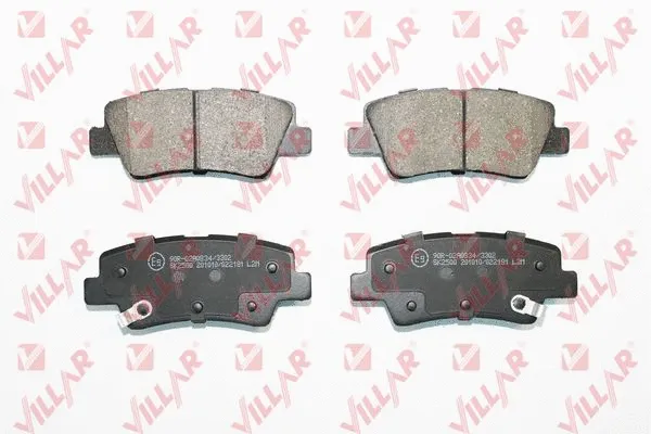 Brake Pad Set, disc brake (626.2181)