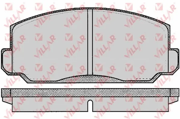 Brake Pad Set, disc brake (626.0183)