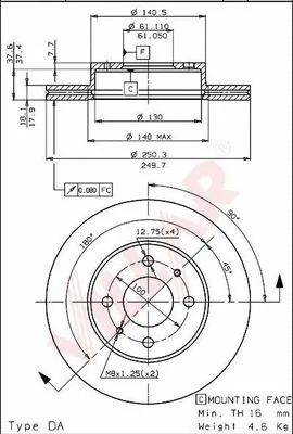 Brake Disc (628.1317)