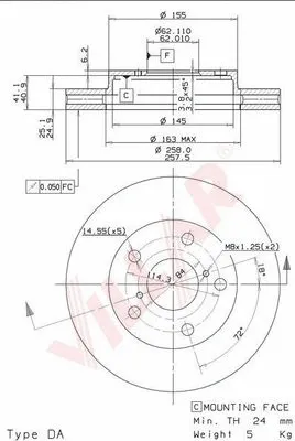 Brake Disc (628.1592)
