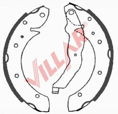 Brake Shoe Set (629.0623)