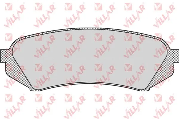 Brake Pad Set, disc brake (626.0835)