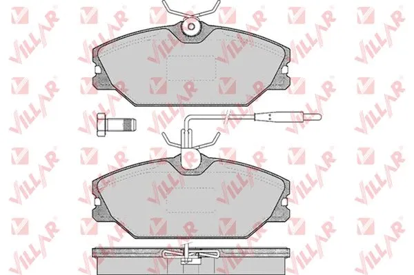 Brake Pad Set, disc brake (626.0445)