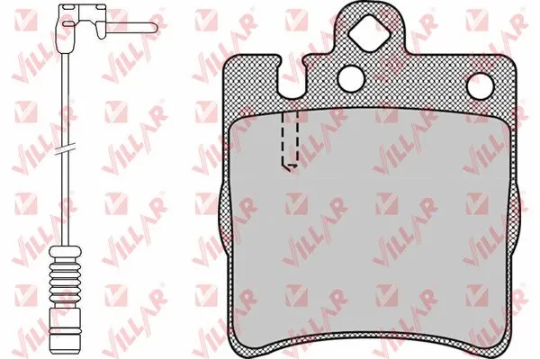 Brake Pad Set, disc brake (626.0957A)