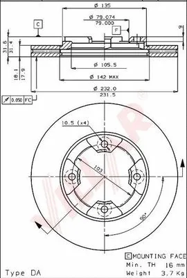 Brake Disc (628.1064)