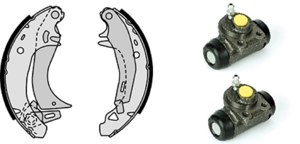 Brake Shoe Set (608.7968)