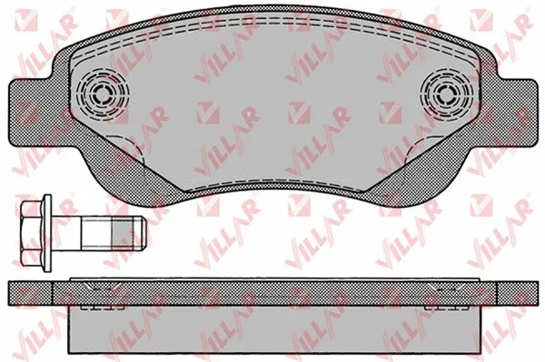 Brake Pad Set, disc brake (626.1235)