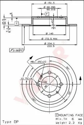 Brake Disc (628.1032)