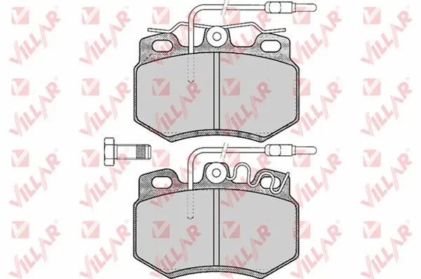 Brake Pad Set, disc brake (626.0585)